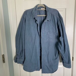 J Crew Button Up Corduroy Oversized Shacket Shirt Button Down XXL